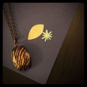 Animal Print Charm Necklace